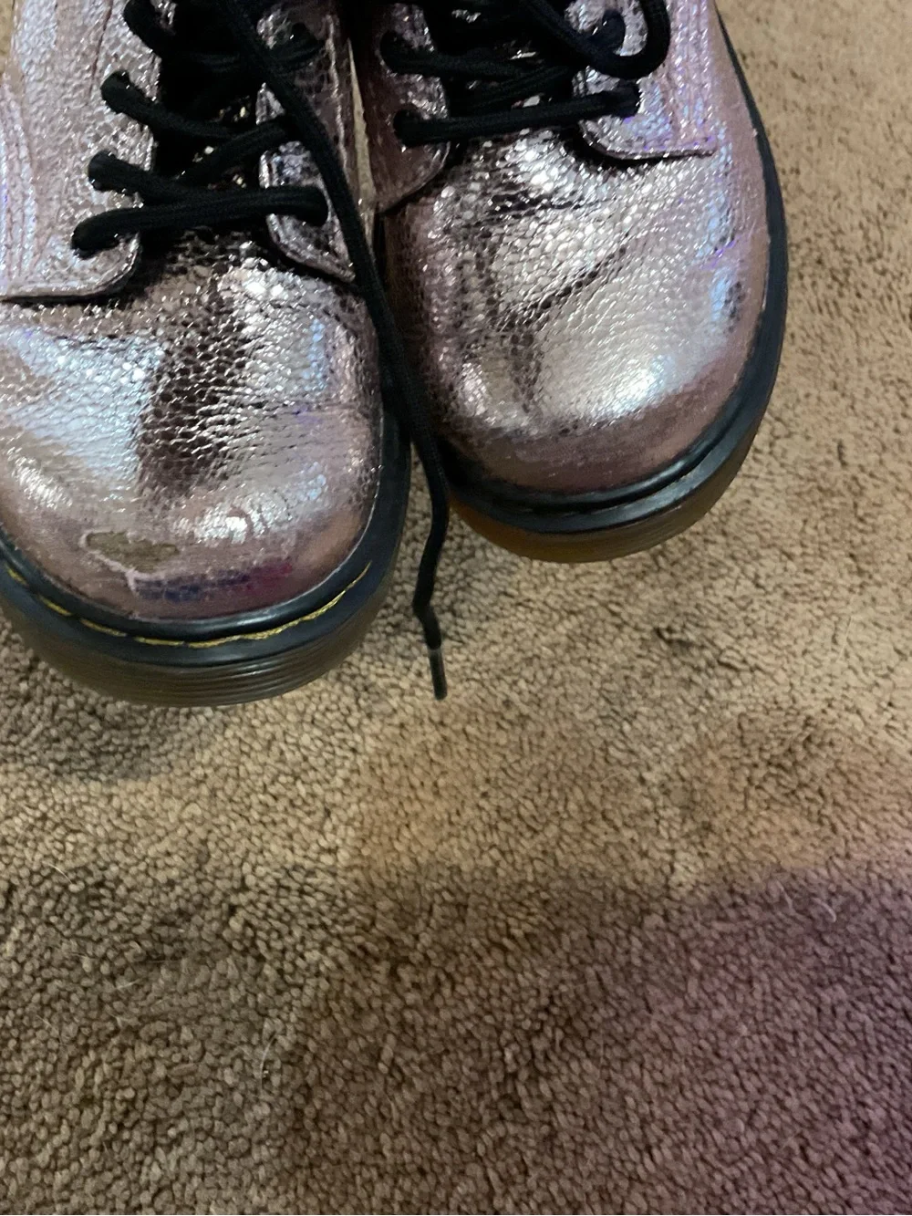 Dr. Martens Glitter AirWair Boots Size 9